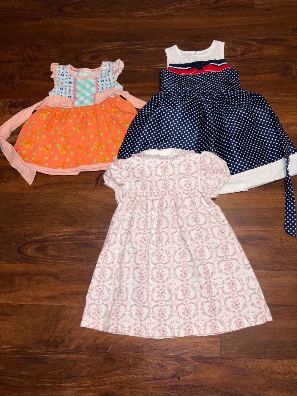 Girl's Size 4T 4 Toddler Boutique Dress Lot of 3 Matilda Jane Petit Bebe Nannett